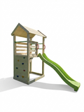 Plac Zabaw Domek dla Dzieci Piaskownica Zjeżdżalnia Ścianka Wspinaczkowa