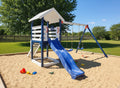 Spielplatz „Relken1“ – Kinderspielhaus Schaukel Sandkasten